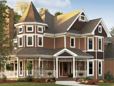 Modern Farmhouse Siding: 5 Of The Best Exterior Design Trends throughout Farmhouse End Table With Storage Shelf For Small Spaces, White 2 Pack, White